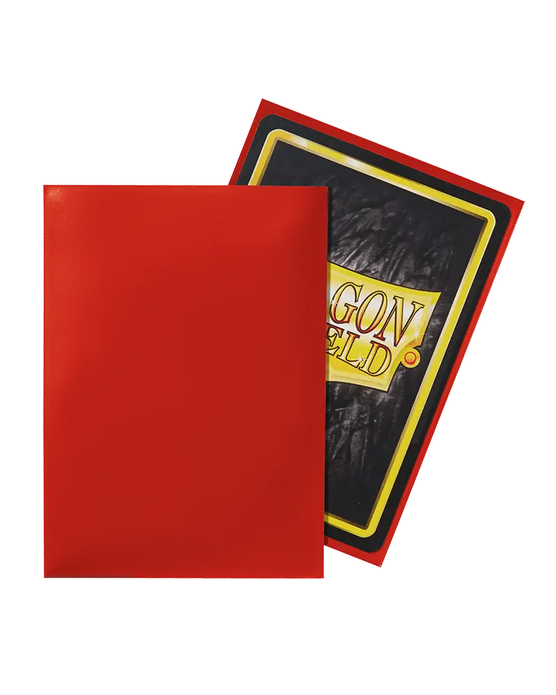 Dragon Shield Standard 100 Classic Crimson Sleeves