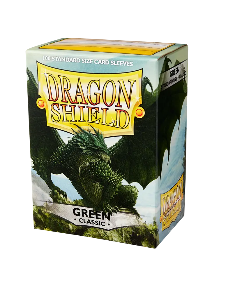 Dragon Shield Standard 100 Classic Green Sleeves