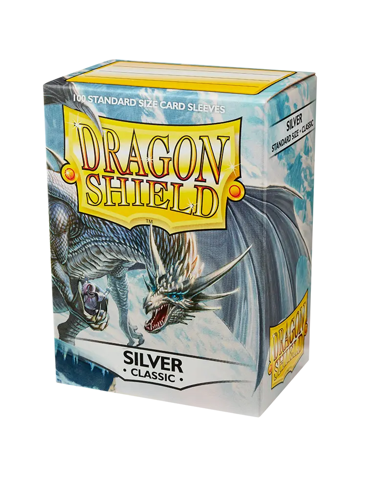 Dragon Shield Standard 100 Classic Silver Sleeves