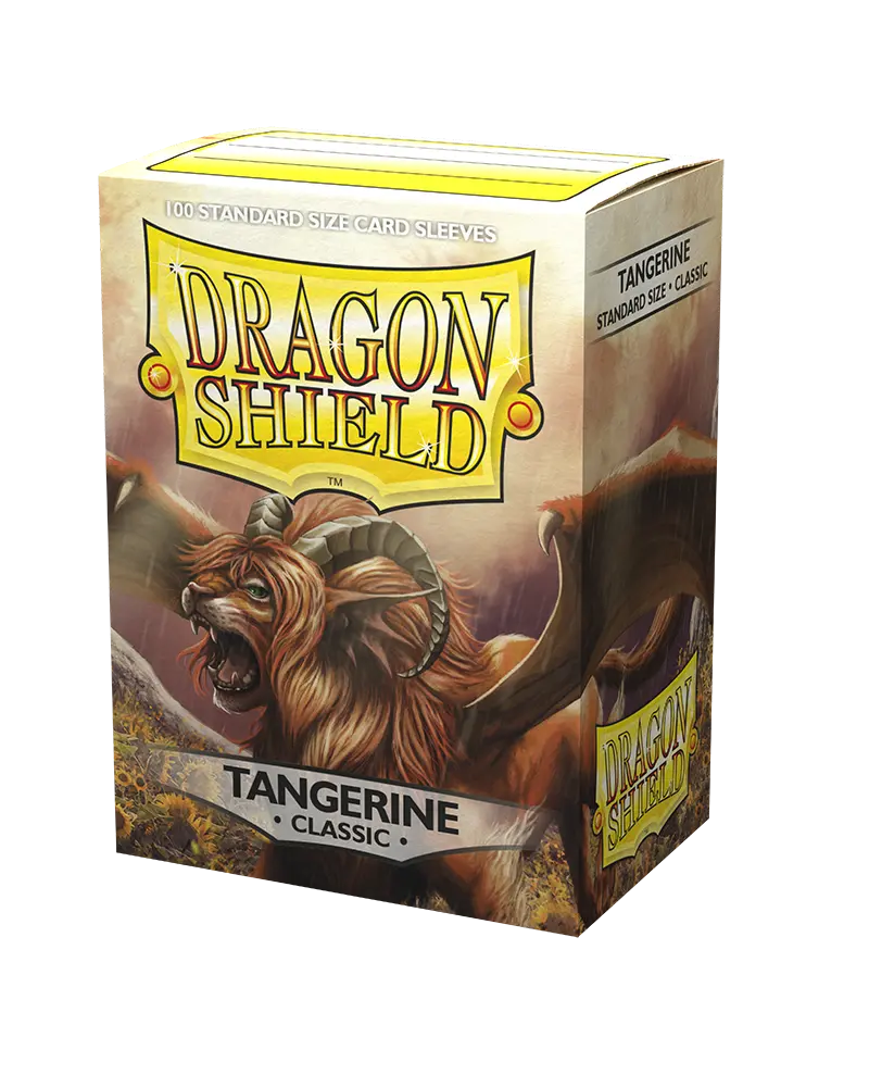 Dragon Shield Standard 100 Classic Tangerine Sleeves