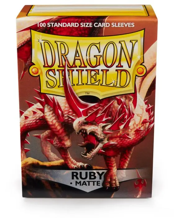Dragon Shield Standard 100 Matte Ruby