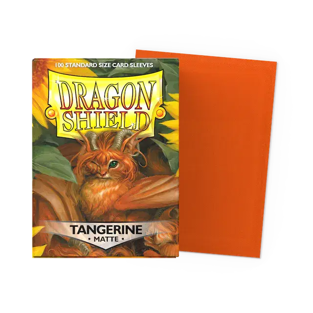 Dragon Shield Standard 100 Matte Tangerine