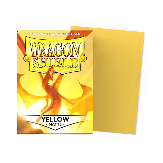 Dragon Shield Standard 100 Matte Yellow