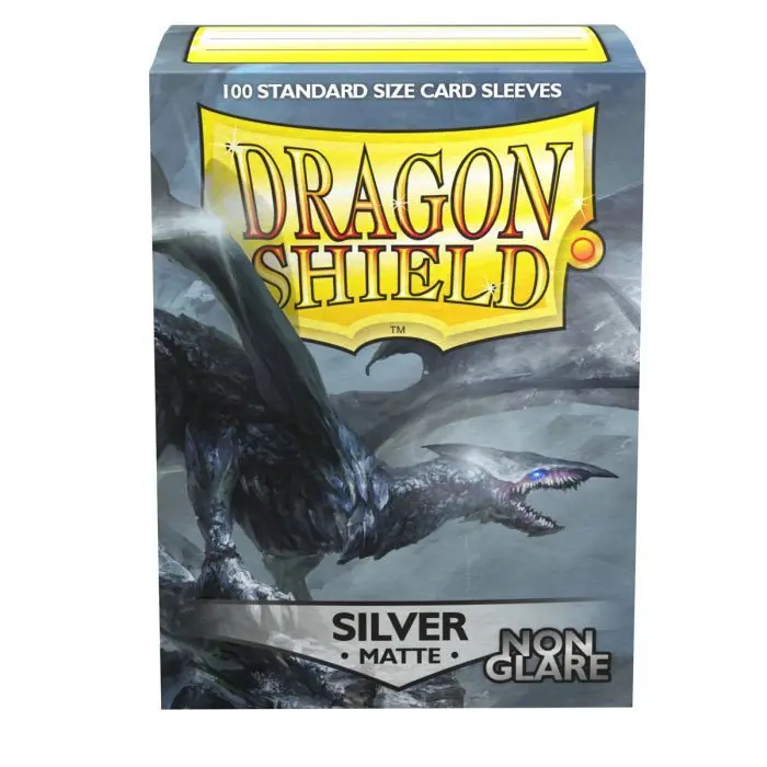 Dragon Shield Standard 100 Non-Glare Matte Silver