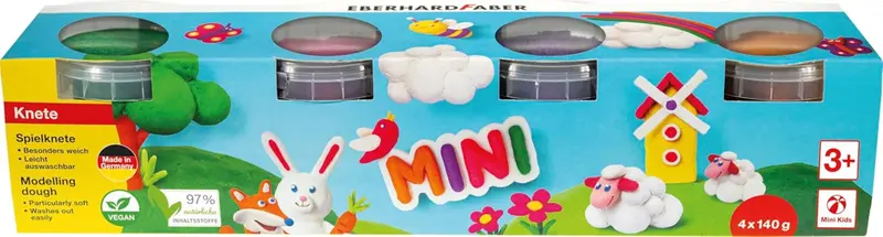 Eberhard Faber Spielknete Sonderfarben 4er-Set