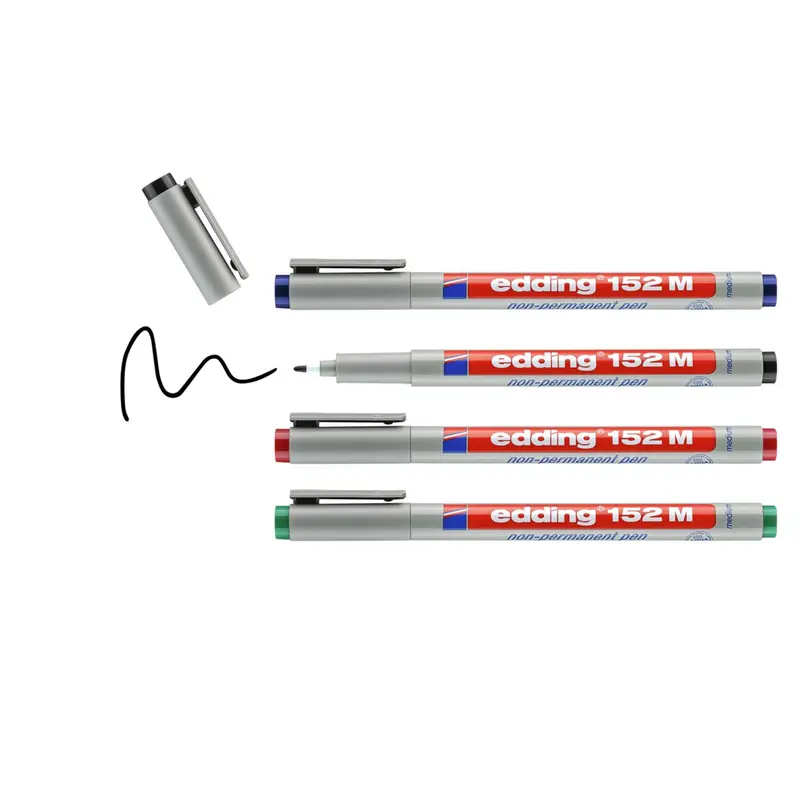 edding 152 M Folienschreiber non-permanent 4er-Set