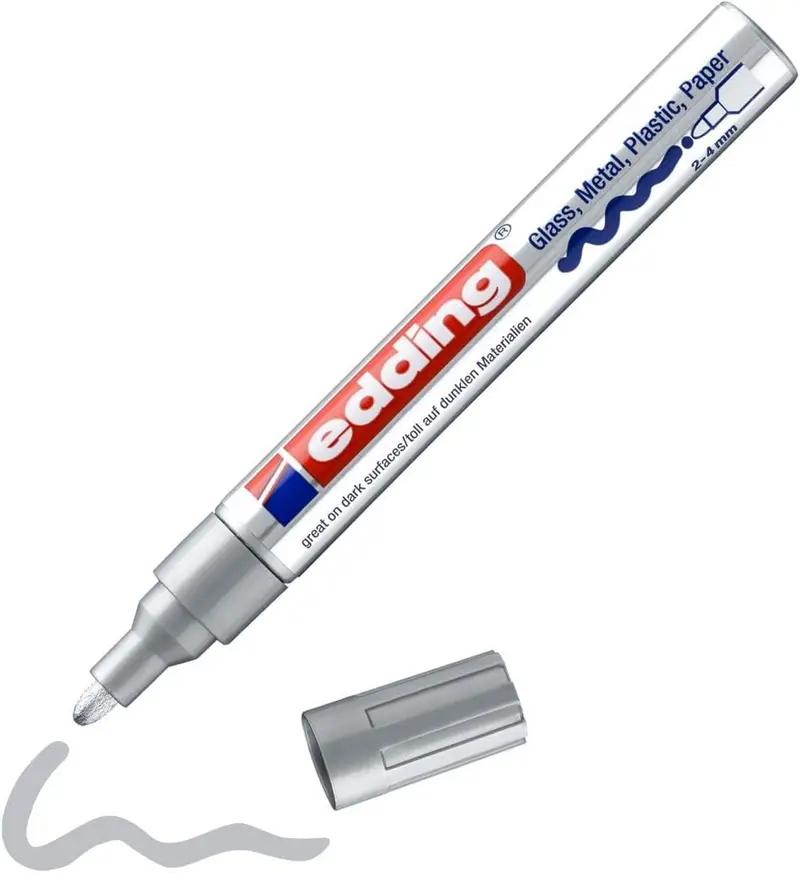 edding Glanzlackmarker 750 silber 2-4mm