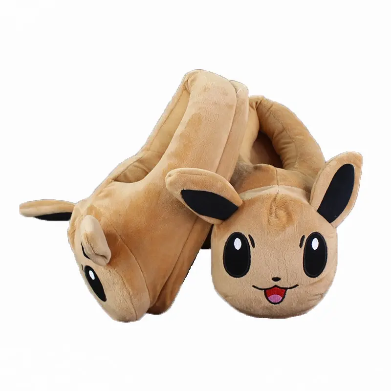 Evoli Eevee Flauschige Plüsch Hausschuhe Slipper