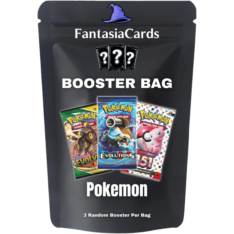 FantasiaCards Pokemon Booster Bag