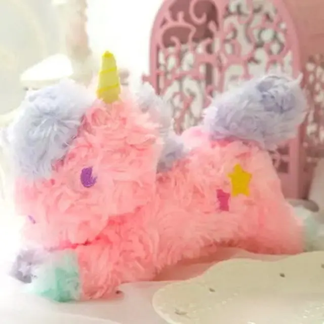 Farbenfrohe Kuschel Wuschel Einhorn Stofftiere