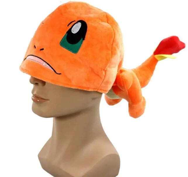 Glumanda Charmander Plüsch Wiinter Beanie Cosplay Mütze