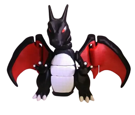 Glumanda Charmander, Shiny Glurak oder Glutexo Charmeleon Figur