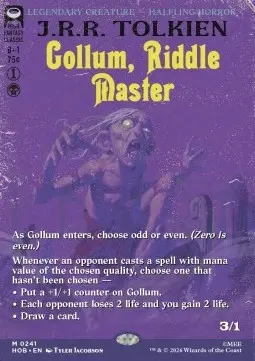 Gollum, Riddle Master (V.1) - The Hobbit