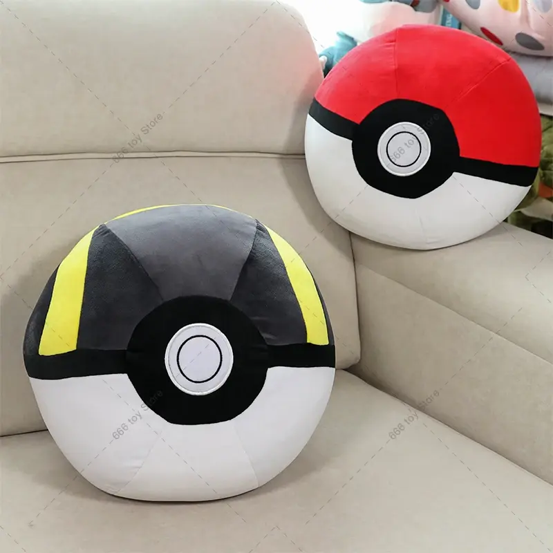 Große Pokeball Plüsch Kissen (ca. 30cm)