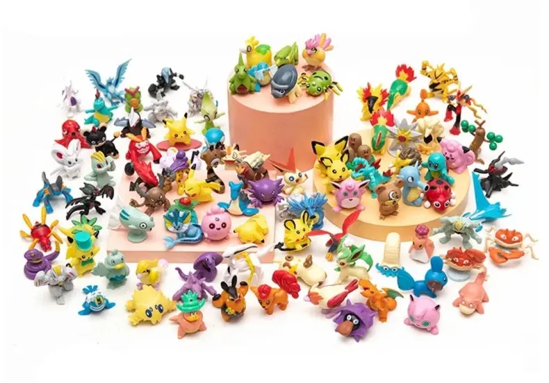 Große Pokemon Figuren (ca. 4-6cm) - 100 Stk. oder 150 Stk.