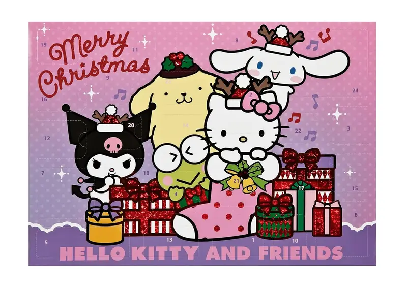 Hello Kitty Adventskalender mit Schreibwaren-Set