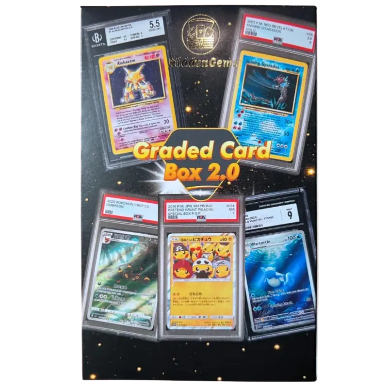 Hidden Gems Pokémon Graded Card Box 2.0