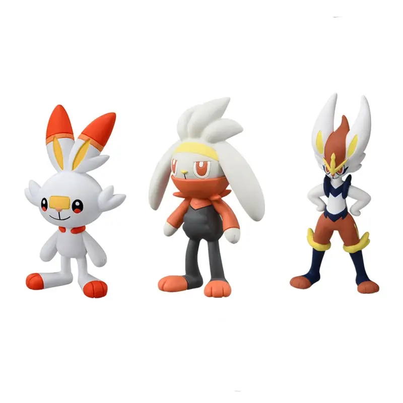 Hopplo, Kickerlo oder Liberlo Pokemon Figur