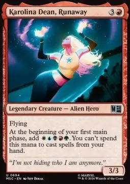 Karolina Dean, Runaway - Commander