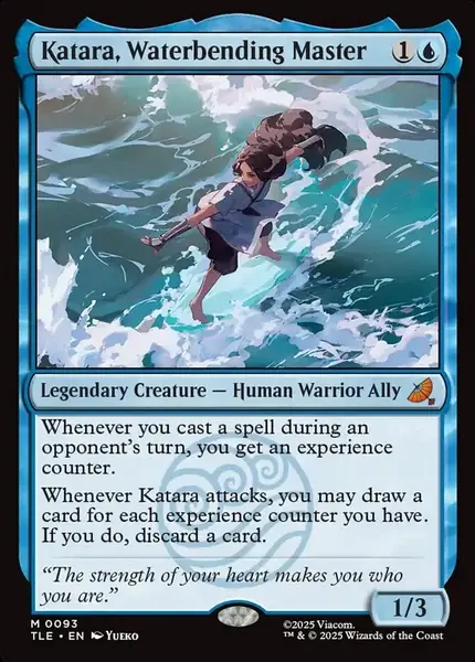 Katara, Waterbending Master TLE #93 Foil (ENG)