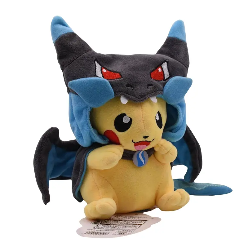 Kawaii Pikachu Cosplay Charizard / Glurak Pokemon Plüschtier