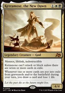Ketramose, the New Dawn - Aetherdrift (Mythic) [DFT-209]