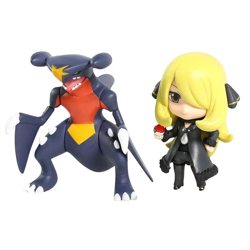 Knakrack / Garchomp & Cynthia Set Pokemon Figur (ca. 10cm)