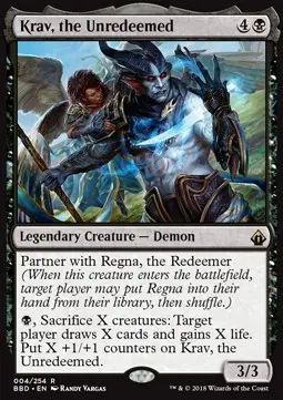 Krav, the Unredeemed - Battlebond (Rare) [4]