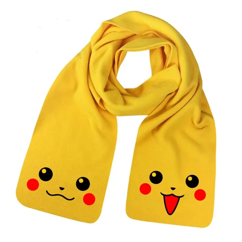 Lachender Pikachu Schal Gelb