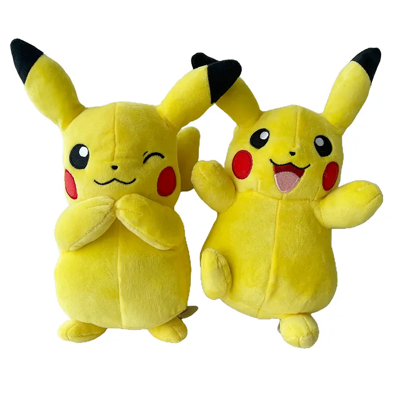 Liebliche Plüsch Pikachus in 3 verschiedenen Varianten