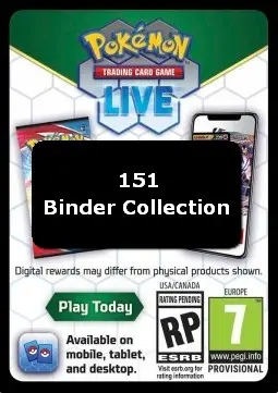 Live Code Card (151 Binder Collection) - 151 (Online Code Card)