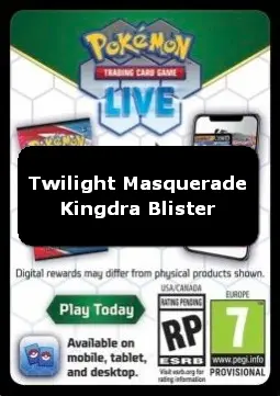 Live Code Card (Kingdra Blister) - Twilight Masquerade (Online Code Card)