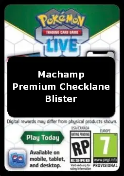 Live Code Card (Machamp Premium Checklane Blister) - Scarlet & Violet (Online Code Card)