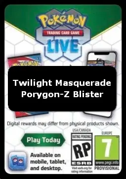 Live Code Card (Porygon-Z Blister) - Twilight Masquerade (Online Code Card)