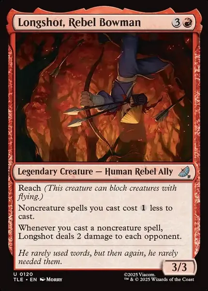 Longshot, Rebel Bowman TLE #120 Foil (ENG)