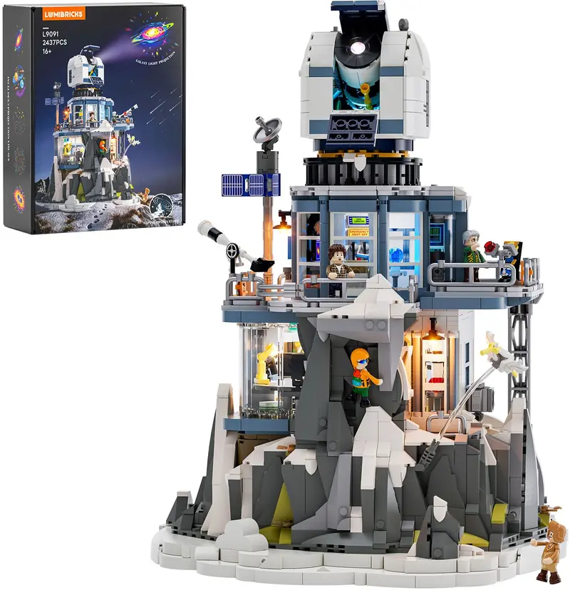 Lumibricks Alpenobservatorium 2437 Teile mit LED