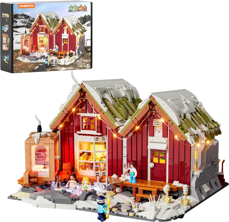 Lumibricks Spa-Kabine 2235 Teile mit LED