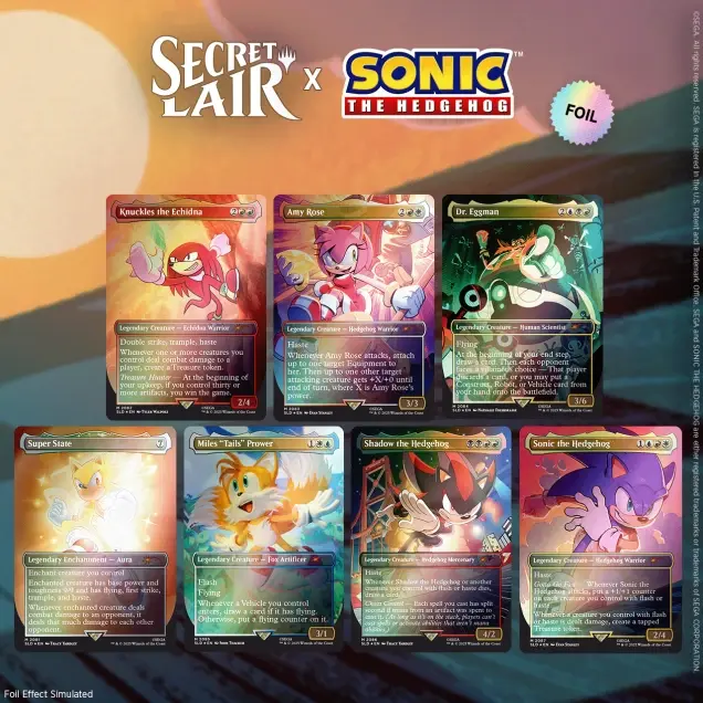 Magic the Gathering - Secret Lair x Sonic