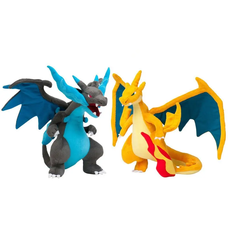 Mega Charizard / Glurak Plüschtier Pokemon 2er Set (ca. 20cm)