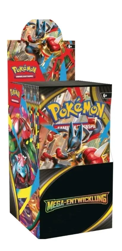 Mega Entwicklungen 18er Booster Display DE