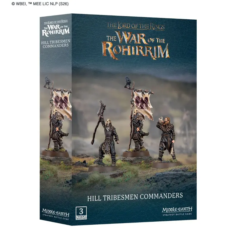 Middle Earth Strategy Battle Game Hill Tribesmen Commanders