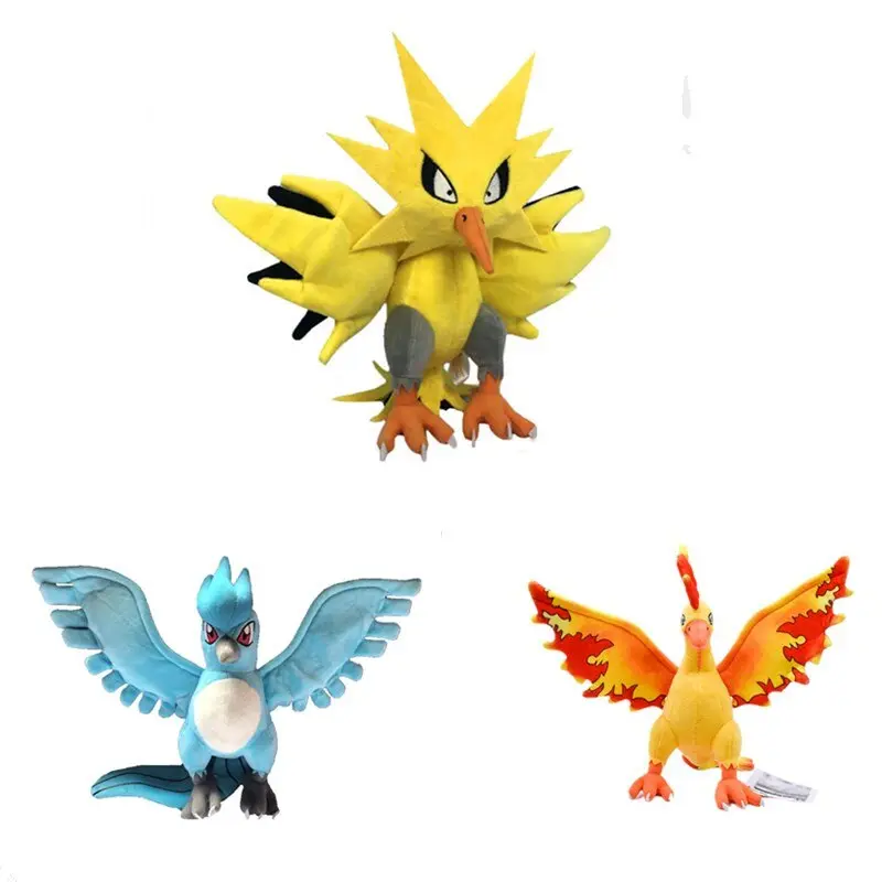 Moltres, Articuno oder Zapdos Plüsch Pokemon (ca. 20cm)