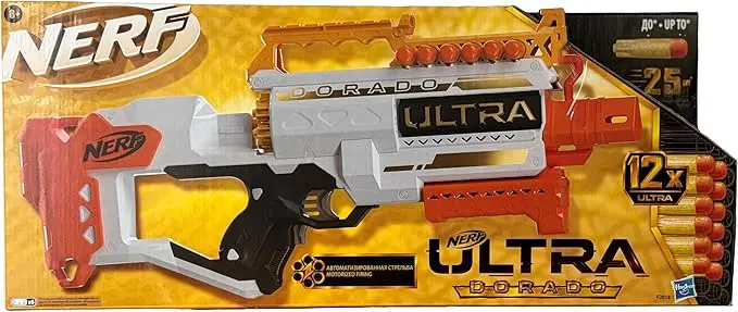 Nerf Ultra Dorado Blaster mit 12 Kugeln