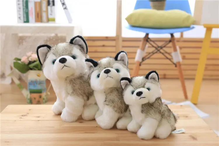 Niedlicher Husky Kuscheltier Stofftier Hund