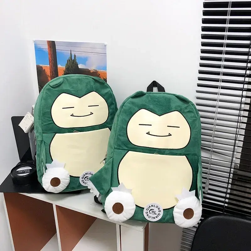Niedlicher Snorlax Relaxo Rucksack