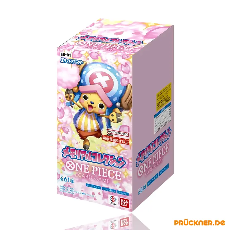 One Piece Memorial Collection Display EB01 (24 Booster) JP