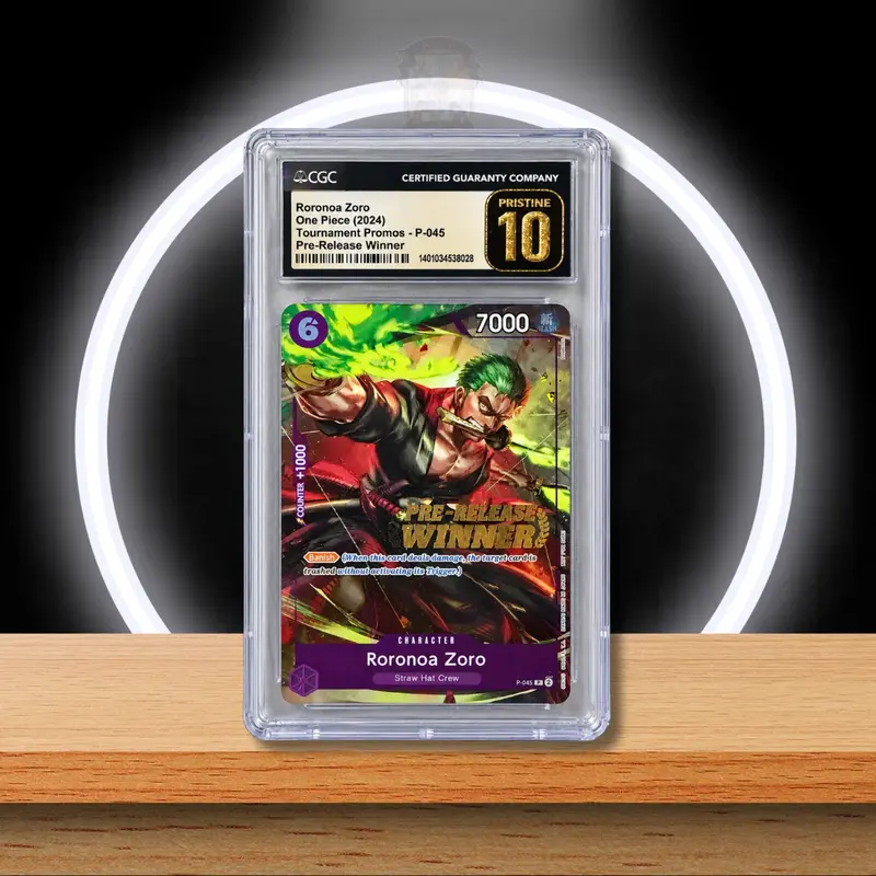 One Piece Roronoa Zoro Pre-Release Winner (Pristine 10) (ENG)