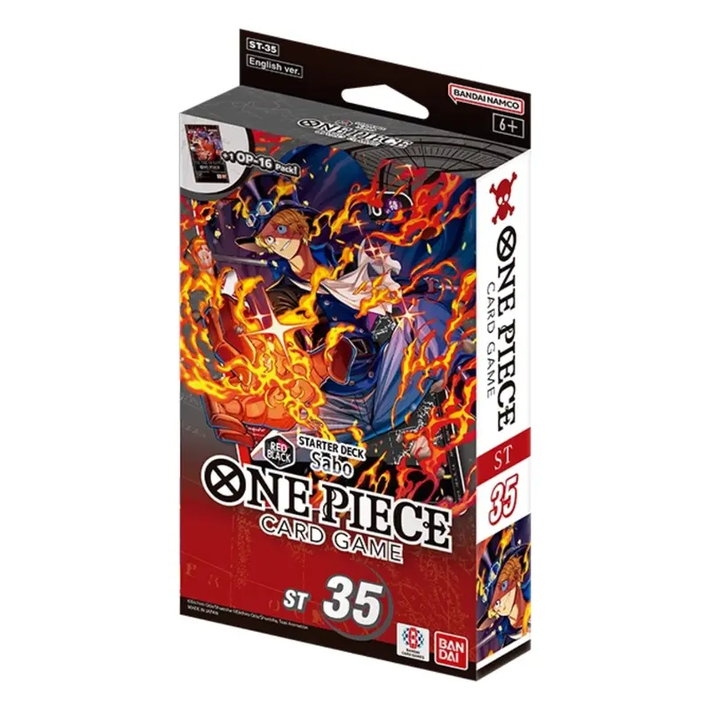 One Piece ST35 RED/BLACK Sabo Deck Englisch