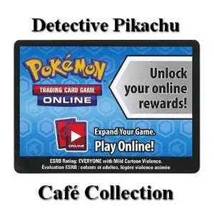 Online Code Card (Detective Pikachu Café Collection) - Detective Pikachu (Online Code Card)