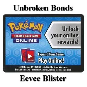 Online Code Card (Eevee Blister) - Unbroken Bonds (Online Code Card)